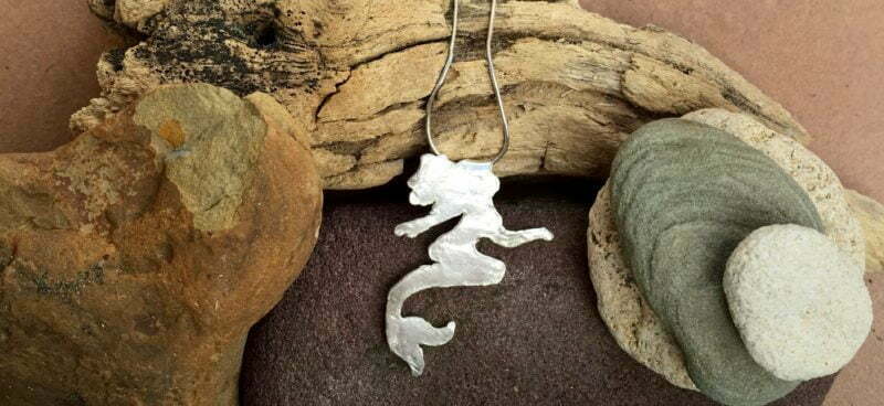 Fine Silver Mermaid Necklace